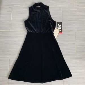 Jump Apparel velvet skater dress